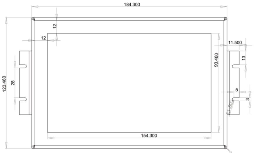 MF700 incluye opcionalmente un panel táctil resistivo con controlador USB / RS232 - Inelmatic