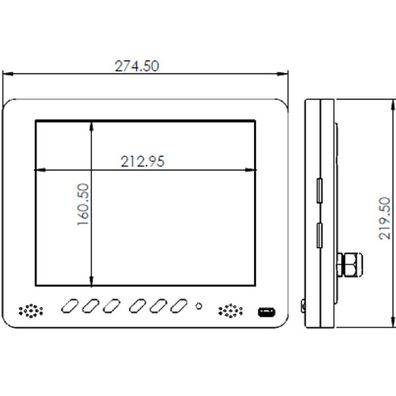 PR1000 ist ein 10,4-Zoll-XGA-Monitor - Inelmatic