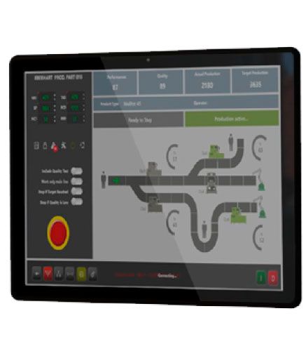 Panel PC personalizado y monitor robusto con CPU - Inelmatic 