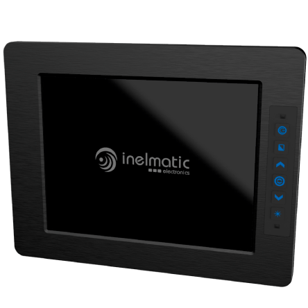 Rugged metal frame monitor - Inelmatic