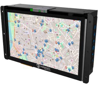 Industrielle Displays mit offenem Rahmen und für den Schalttafeleinbau - Inelmatic