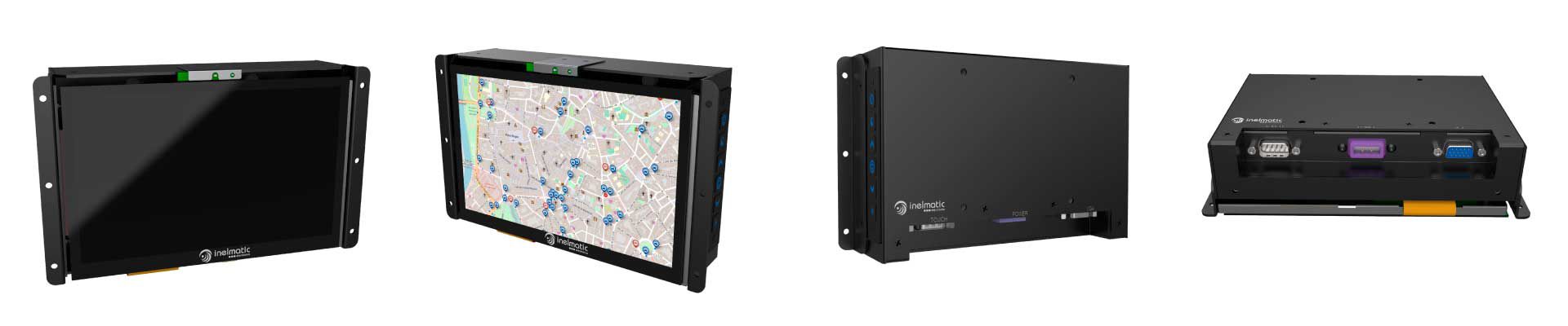 Open frame displays with resistive or projected capacitive touch screen - Inelmatic