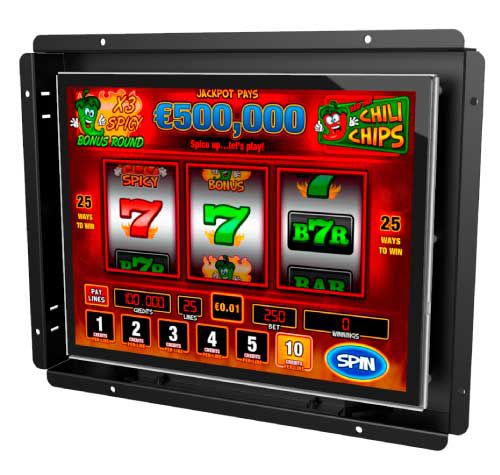 Monitores para casinos y recreativas arcade - Inelmatic
