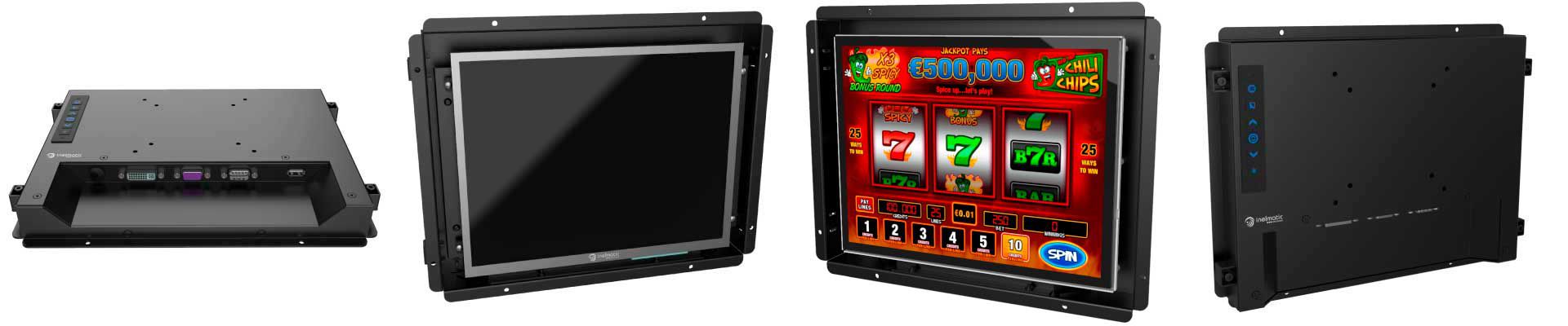 Casino gaming and arcade games digital signage display - Inelmatic