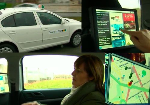  Les écrans d'infodivertissement de la TAXI - Inelmatic