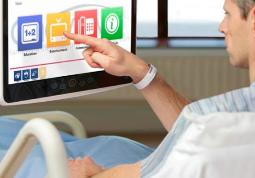 Bedside patient terminal monitor - Inelmatic