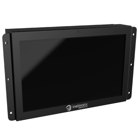 MF700 enthält optional ein resistives Touchpanel mit USB/RS232-Controller - Inelmatic