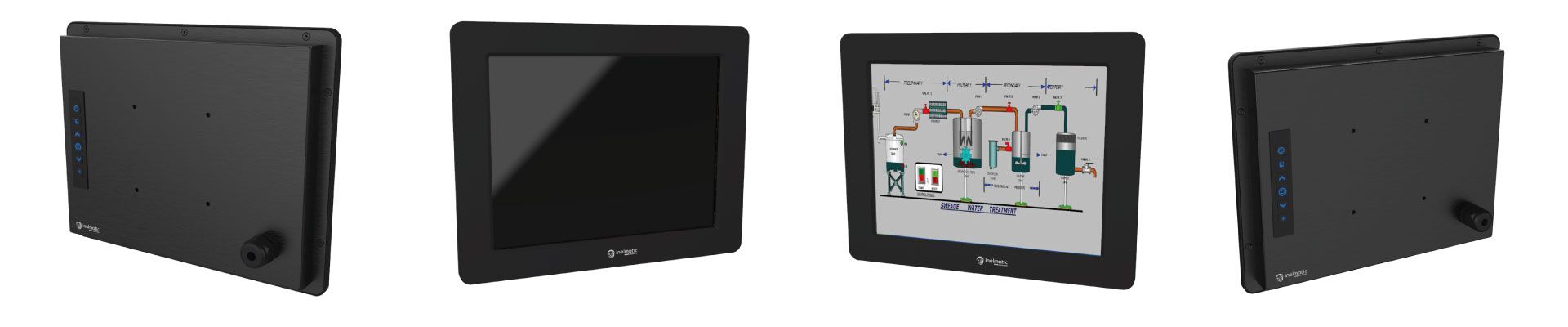 MAF1000 10&quot; inches rugged display - Inelmatic