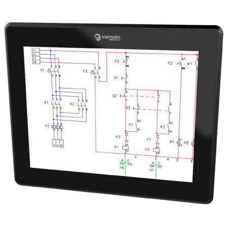 MAF1200  is a XGA 12&quot; inch rugged milling metal frame monitor with waterproof function - Inelmatic