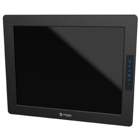 MAF1500 is a XGA 15&quot; inch rugged milling metal frame monitor with waterproof function - Inelmatic