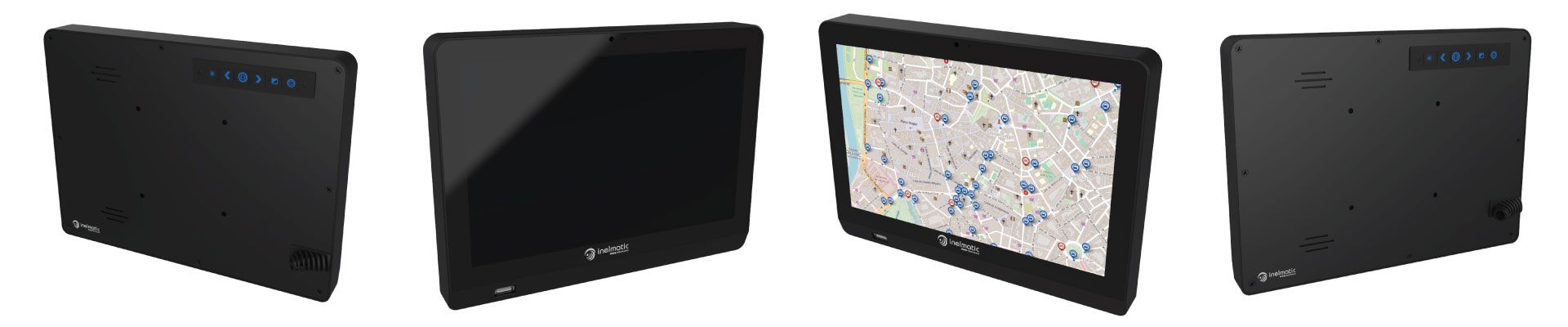 Industrial grade and automotive rugged monitors - Inelmatic