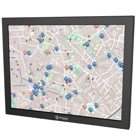 ED1502 ist ein 15-Zoll-Metallrahmen-Display mit integriertem ATOM Integrating Bay Trail oder Apollo Lake CPUs - Inelmatic