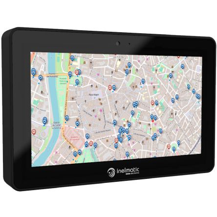 ED700 is a 7 inches display with integrated CPU for public transportation and vehicles - Inelmatic