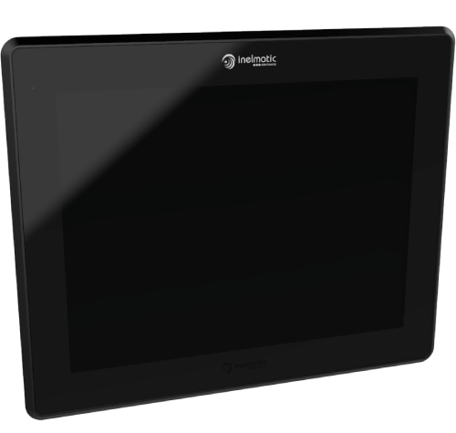 Industrial Panel Mount waterproof monitors with optional anti-vandal glass - Inelmatic