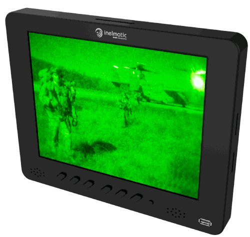 Military open frame monitors - Inelmatic