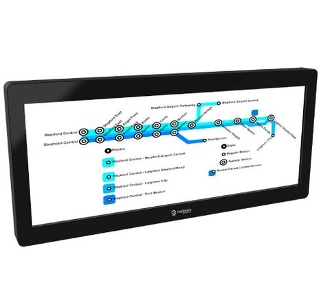 BA2005 und BA2006 sind ein sehr breiter 20 Zoll TFT Monitor - Inelmatic