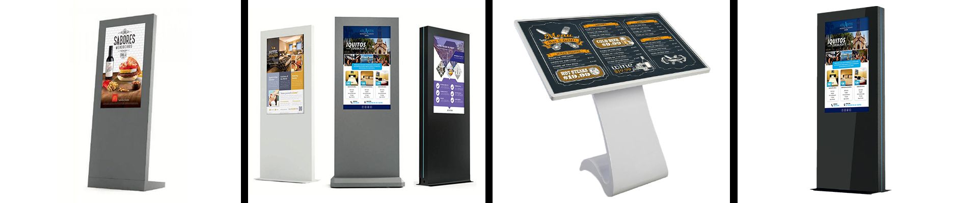 Advertising indoor and outdoor digital signage totem  - Inelmatic