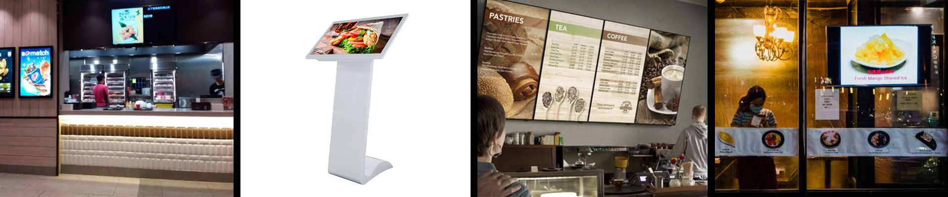 Restaurant digital menu display - Inelmatic
